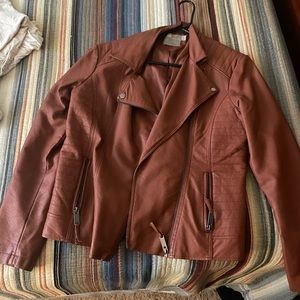 ASOS SZ 12 vegan leather jacket